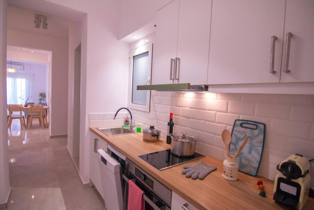 Charming Sweet Apt @Garitsa! Corfu  Eksteriør billede